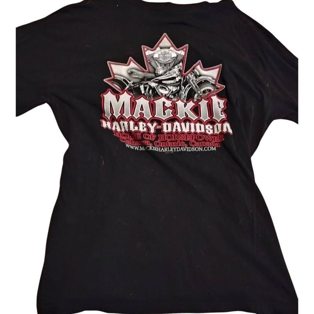 Men's Big & Tall Canadian Harley Davidson Graphic Tee Shirt Size‎ 2XL